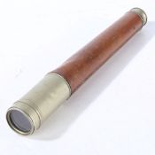 A ROSS OF LONDON PATTERN 373 SINGLE DRAWER TELESCOPE.