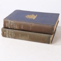 FRED T. JANE "THE BRITISH BATTLE FLEET" 1ST EDITIONS VOLUMES 1 & 2.