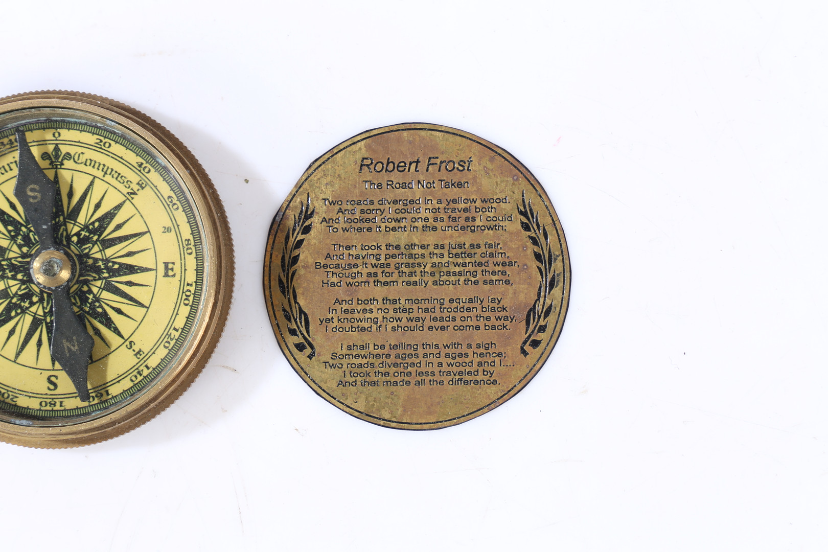 A STANLEY LONDON POCKET COMPASS 1885. - Image 4 of 6