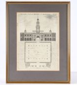 AFTER JOHN DONOWELL "AN ELEVATION, PLAN AND HISTORY OF THE ROYAL EXCHANGE OF LONDON" 1786.