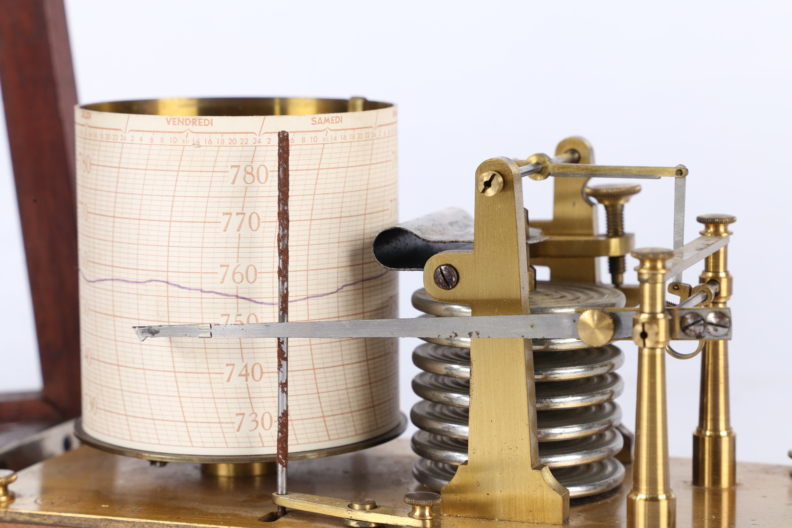 A 20TH CENTURY FRENCH BAROGRAPH. - Image 8 of 10