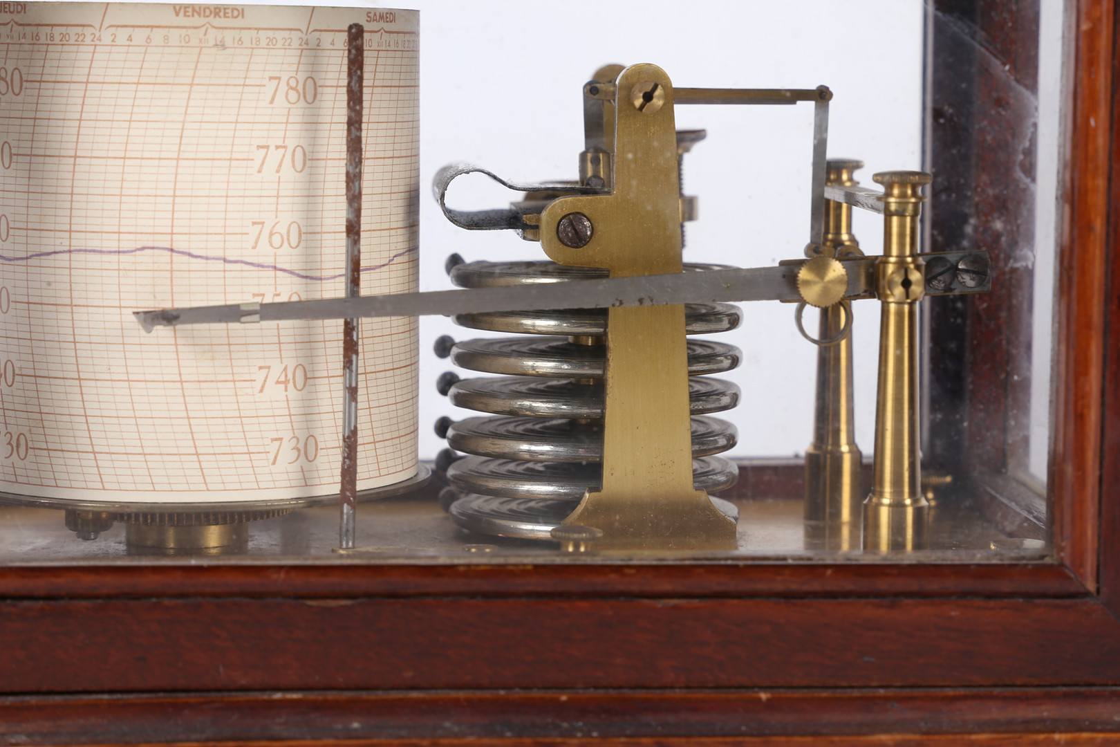 A 20TH CENTURY FRENCH BAROGRAPH. - Image 3 of 10
