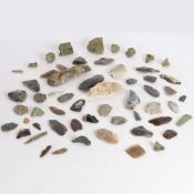 A COLLECTION OF STONE AGE WORKED FLINTS, SUFFOLK FINDS.