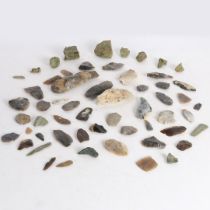 A COLLECTION OF STONE AGE WORKED FLINTS, SUFFOLK FINDS.