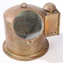 A 20TH CENTURY GERMAN NAUTICAL COMPASS BY W. LUDOLPH OF BREMERHAVEN.