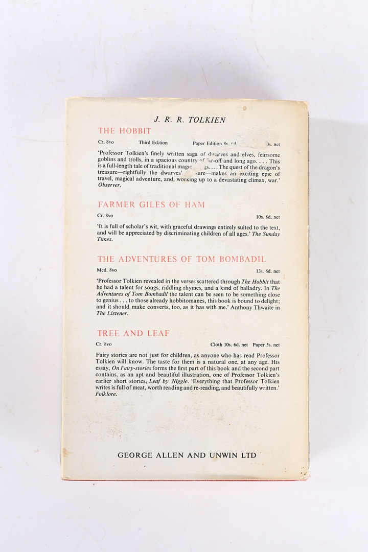 J.R.R TOLKIEN "THE LORD OF THE RINGS" VOLUMES 1 - 3. - Image 17 of 17