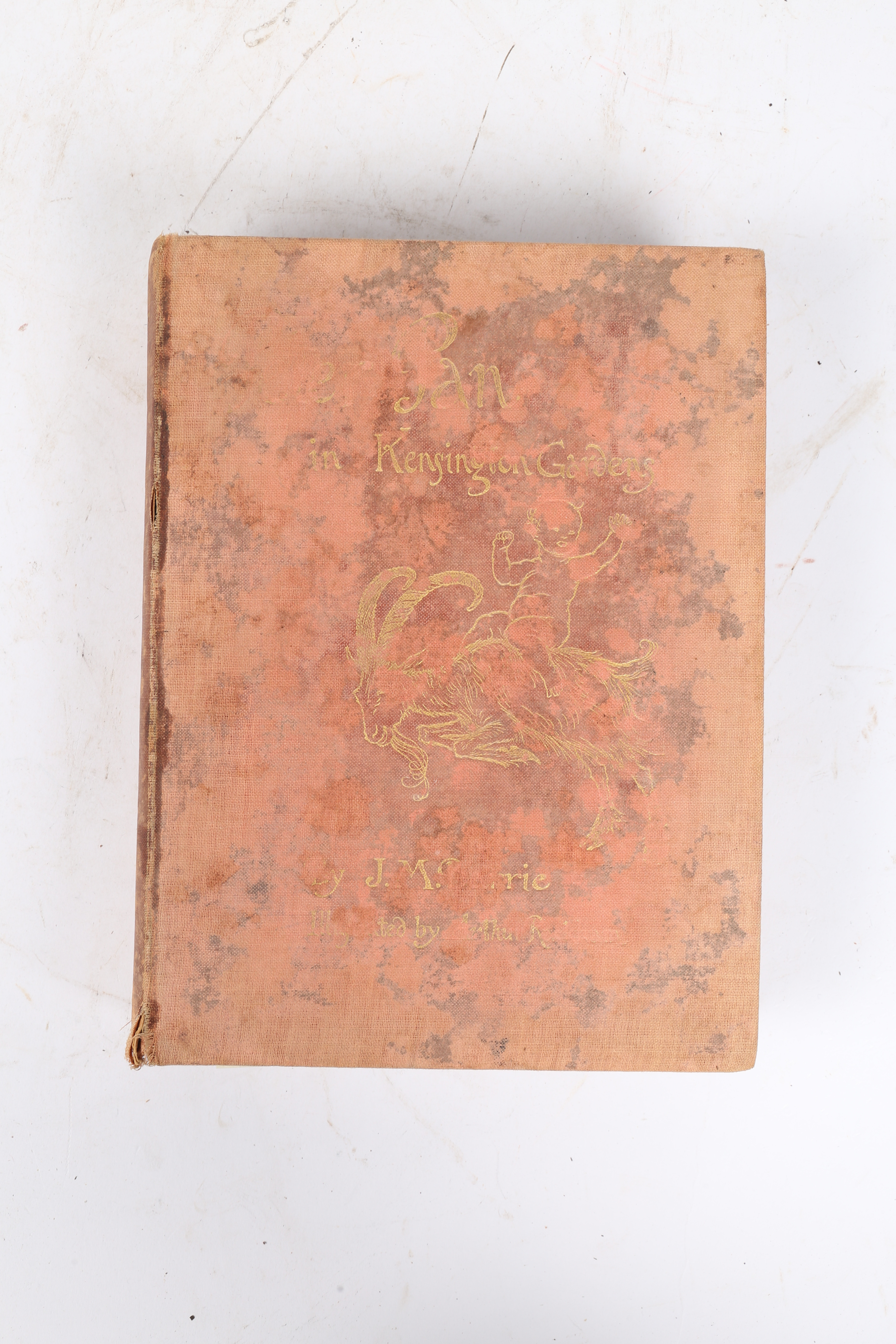 J. M. BARRIE "PETER PAN IN KENSINGTON GARDENS" 1ST EDITION ILLUSTRATED BY ARTHUR RACKHAM. - Image 3 of 10