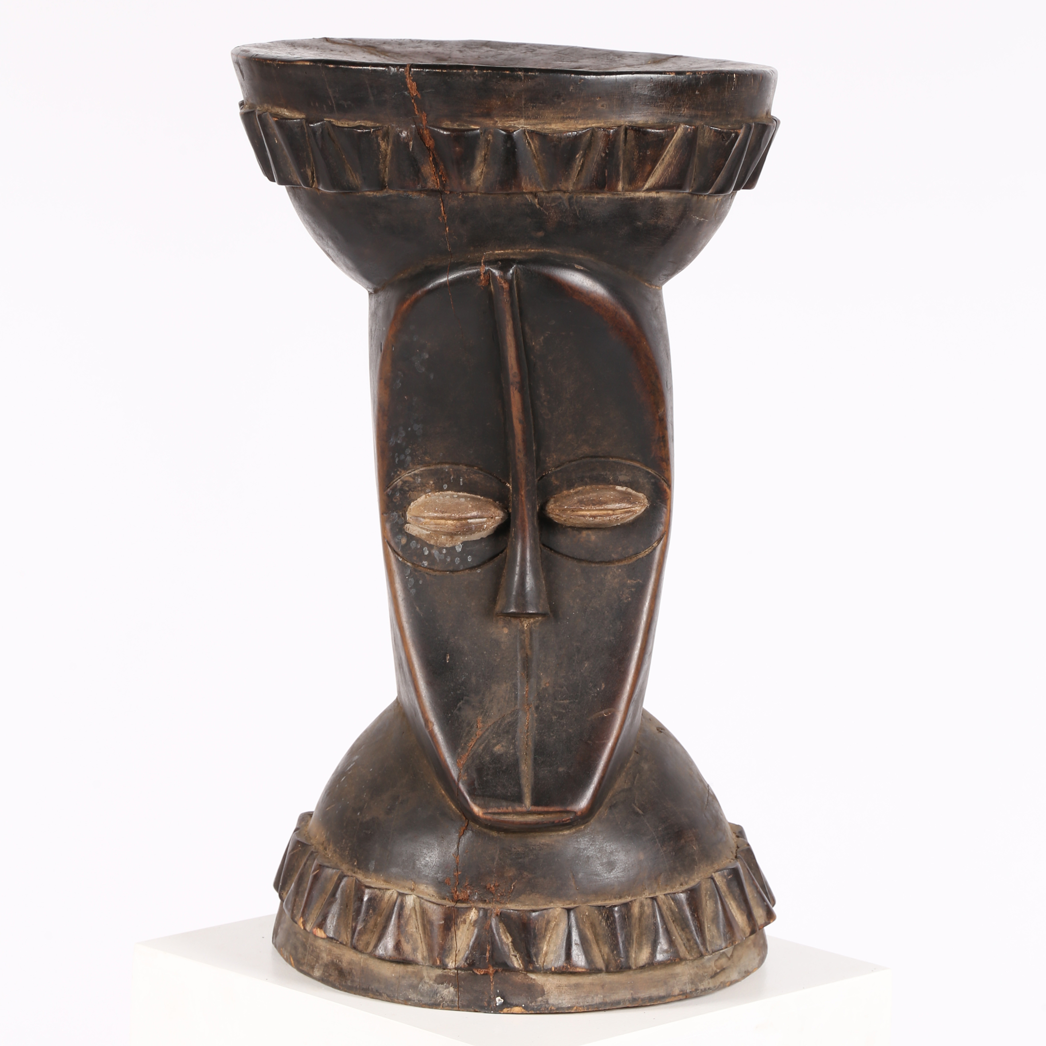 A BAULE STOOL, IVORY COAST/COTE D'IVOIRE.