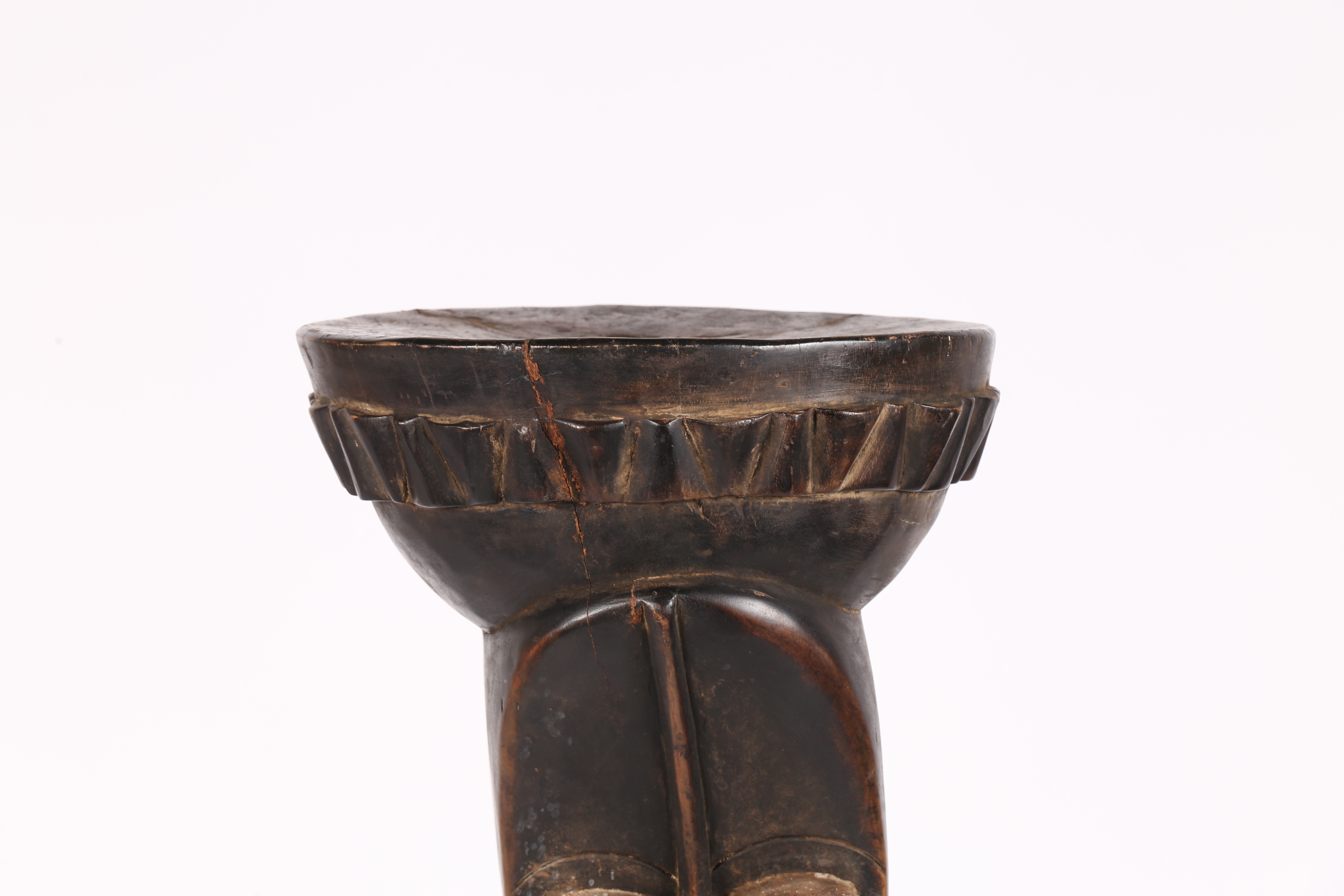 A BAULE STOOL, IVORY COAST/COTE D'IVOIRE. - Image 2 of 8