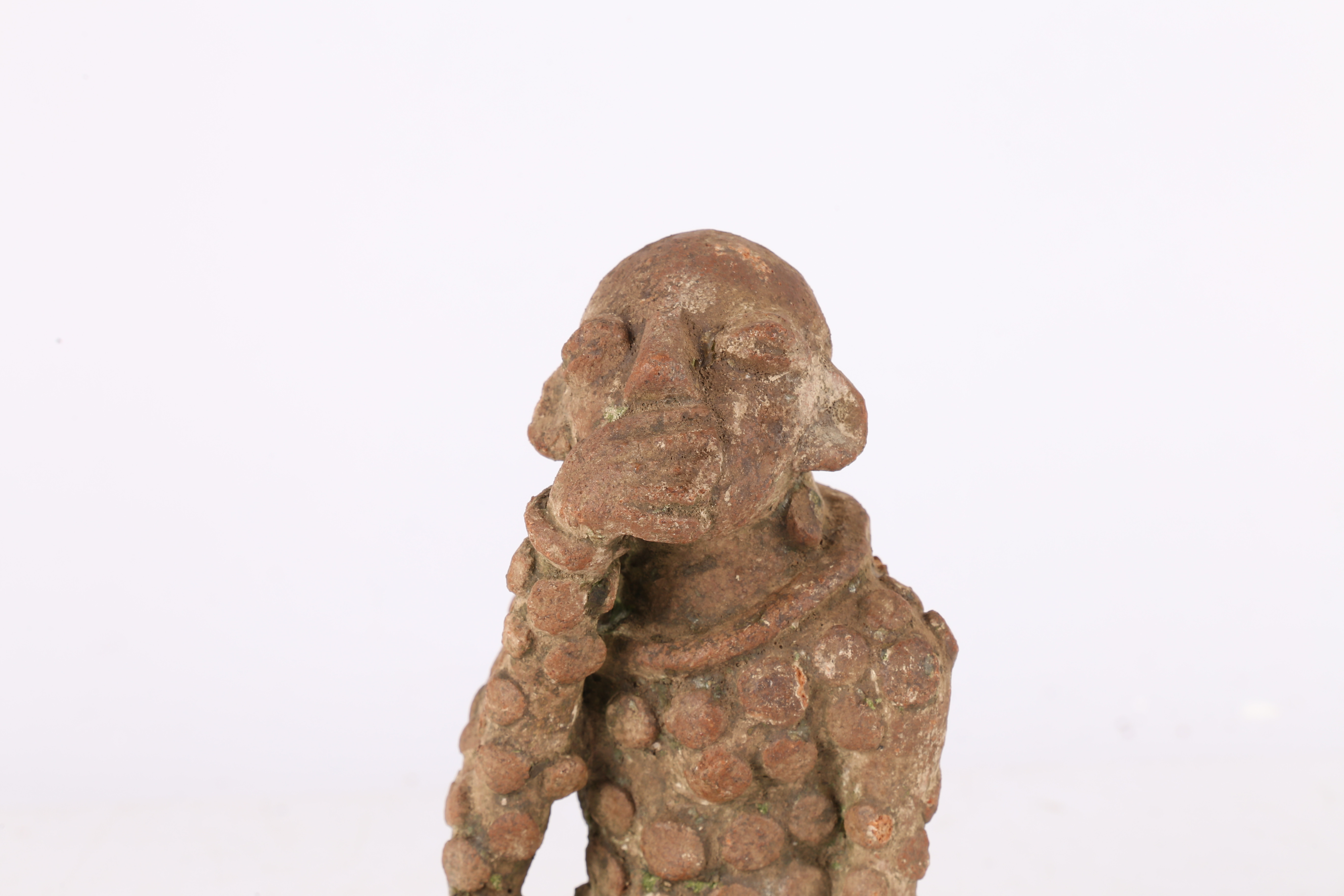 A DJENNE TERRACOTTA FIGURE, INLAND NIGER DELTA REGION OF CENTRAL MALI. - Image 2 of 6