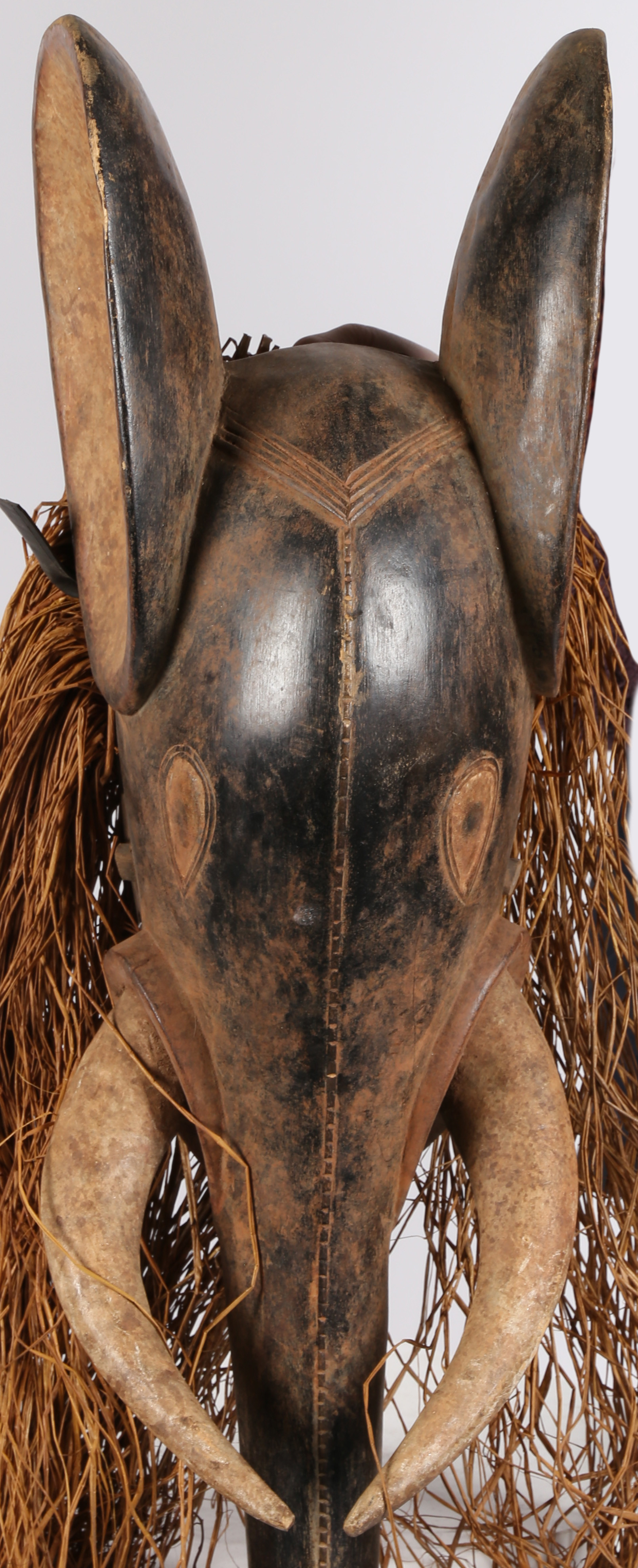 A BAULE ELEPHANT MASK, IVORY COAST/COTE D'IVOIRE. - Image 2 of 6