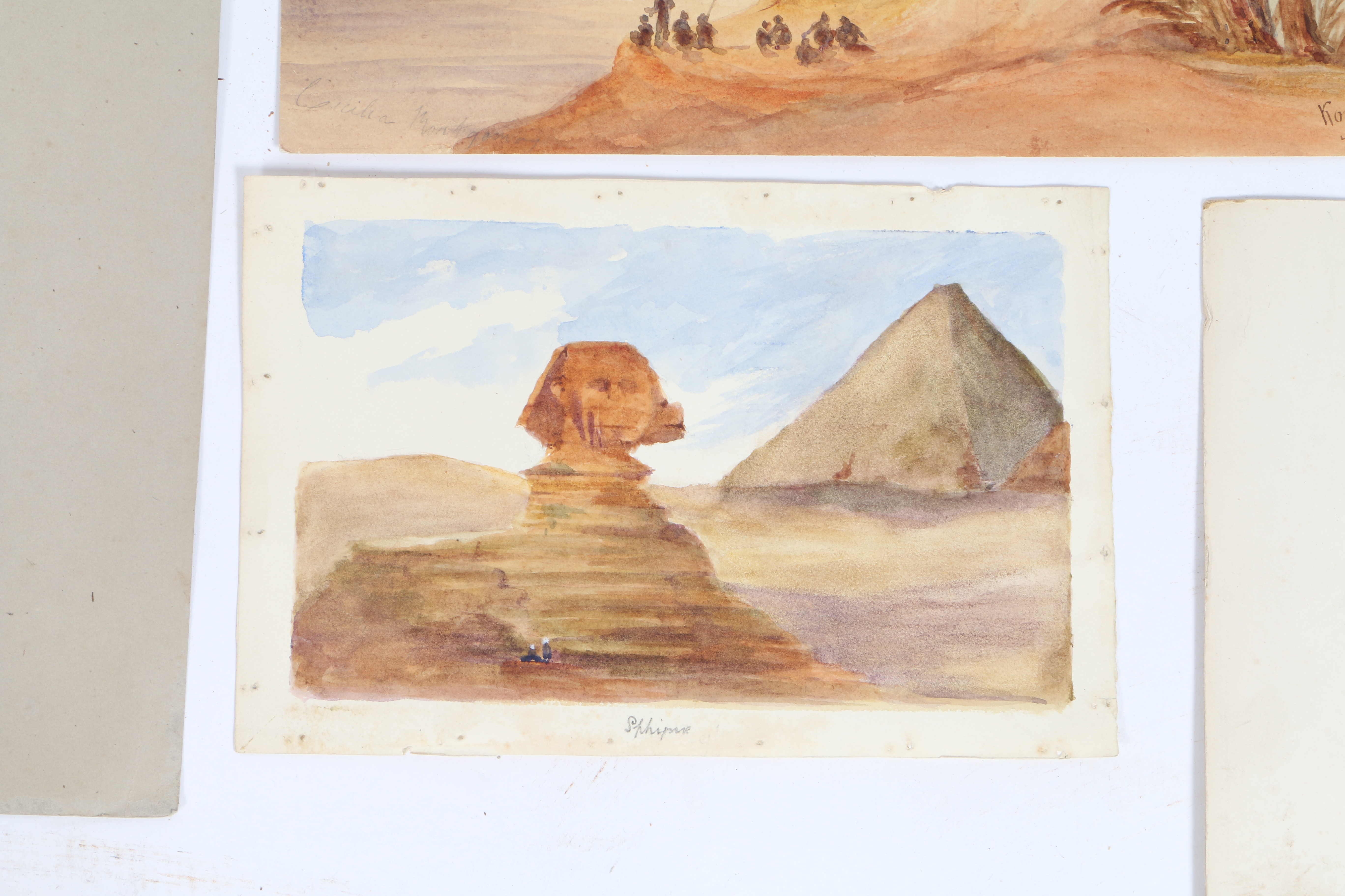 CECILIA MONTGOMERY (BRITISH, 1792-1879) "COLLECTION OF EGYPTIAN VIEWS" (9). - Image 6 of 10