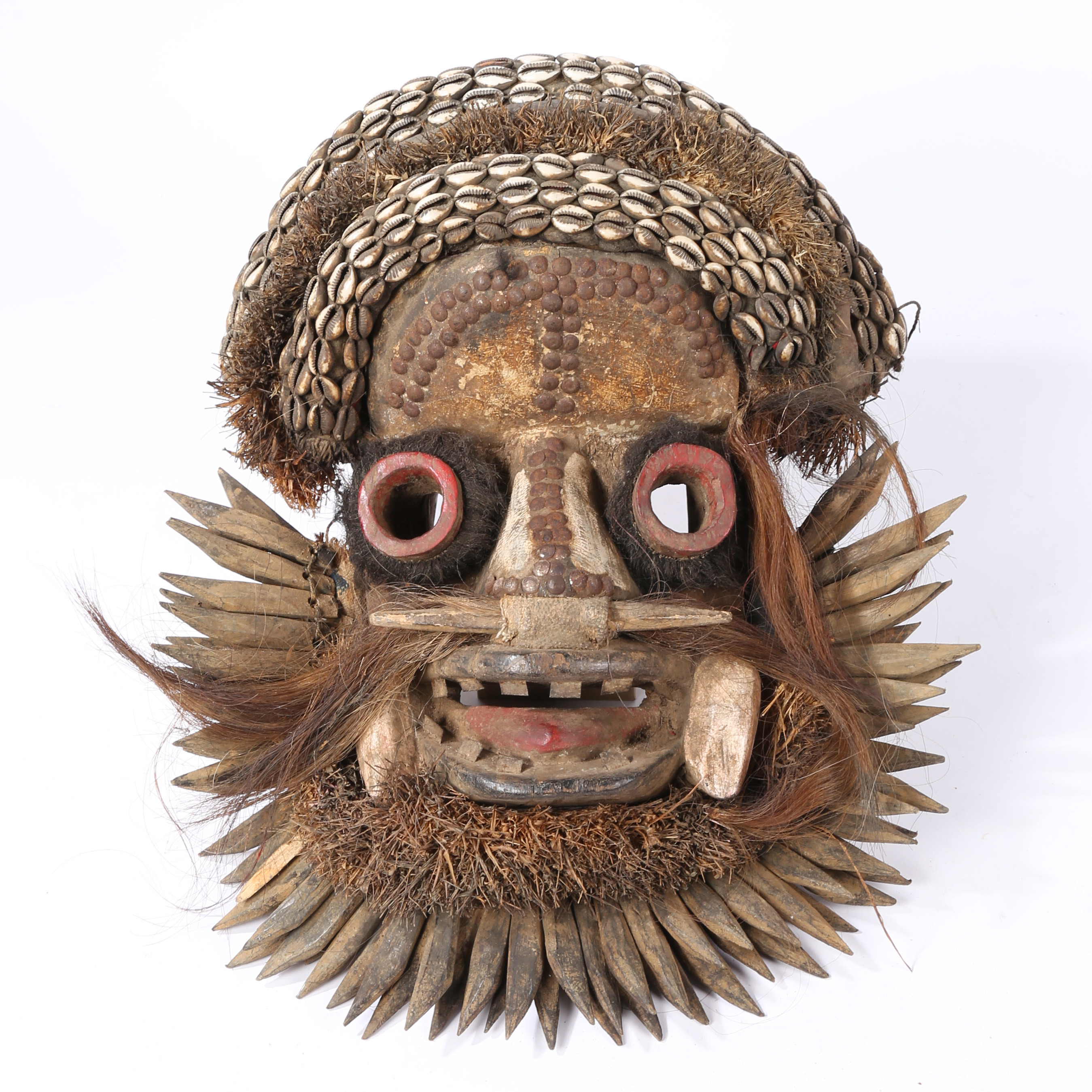 A DAN GUERE WARRIOR MASK, IVORY COAST/COTE D'IVOIRE.