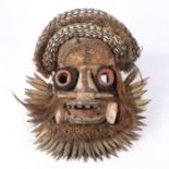 A DAN GUERE WARRIOR MASK, IVORY COAST/COTE D'IVOIRE.