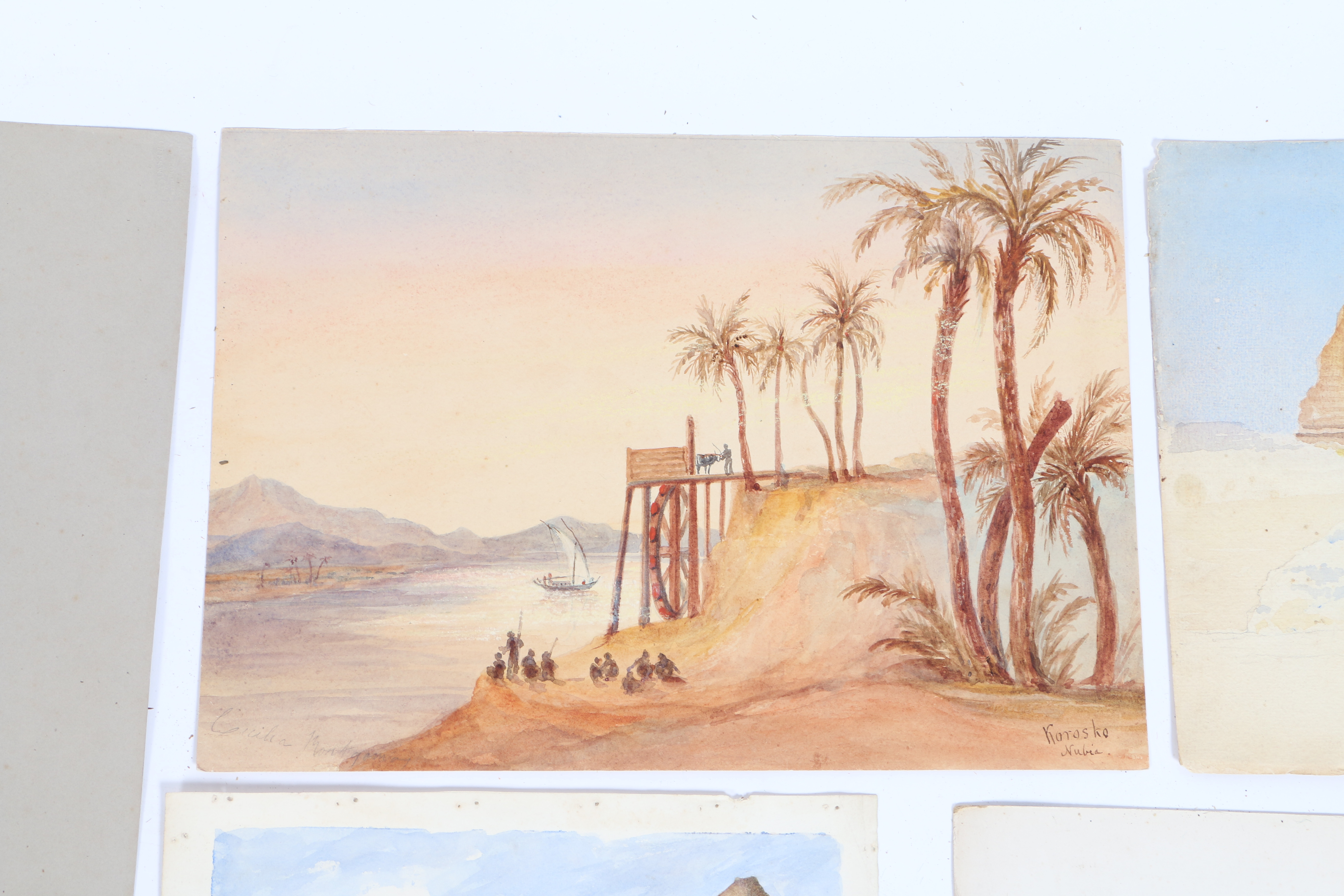CECILIA MONTGOMERY (BRITISH, 1792-1879) "COLLECTION OF EGYPTIAN VIEWS" (9). - Image 9 of 10