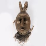 A GREBO ANTELOPE MASK, LIBERIA.