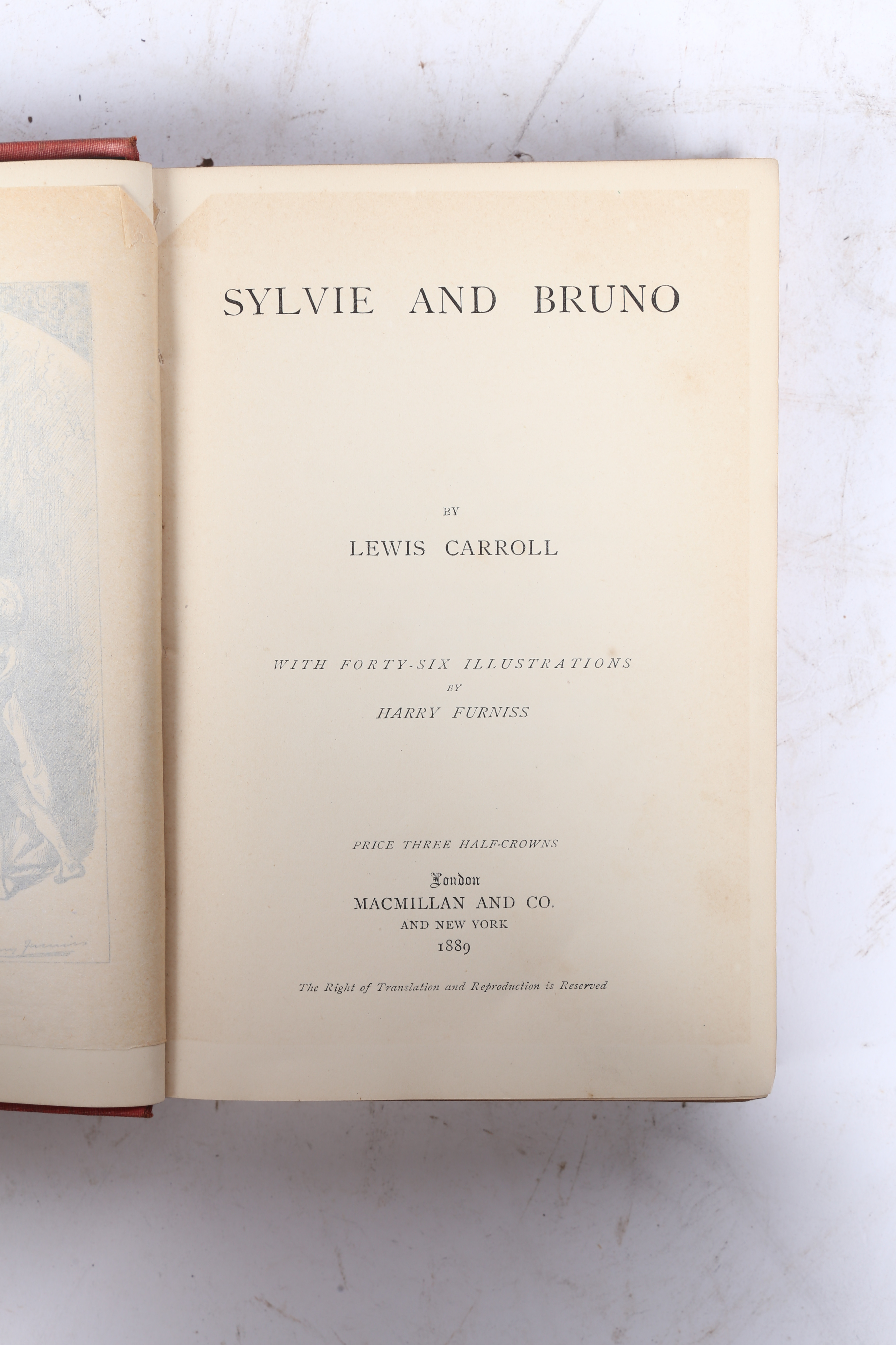 DODGSON (CHARLES LUTWIDGE) 'LEWIS CARROLL' "SYLVIE AND BRUNO" 1ST EDITION 1889. - Image 4 of 8