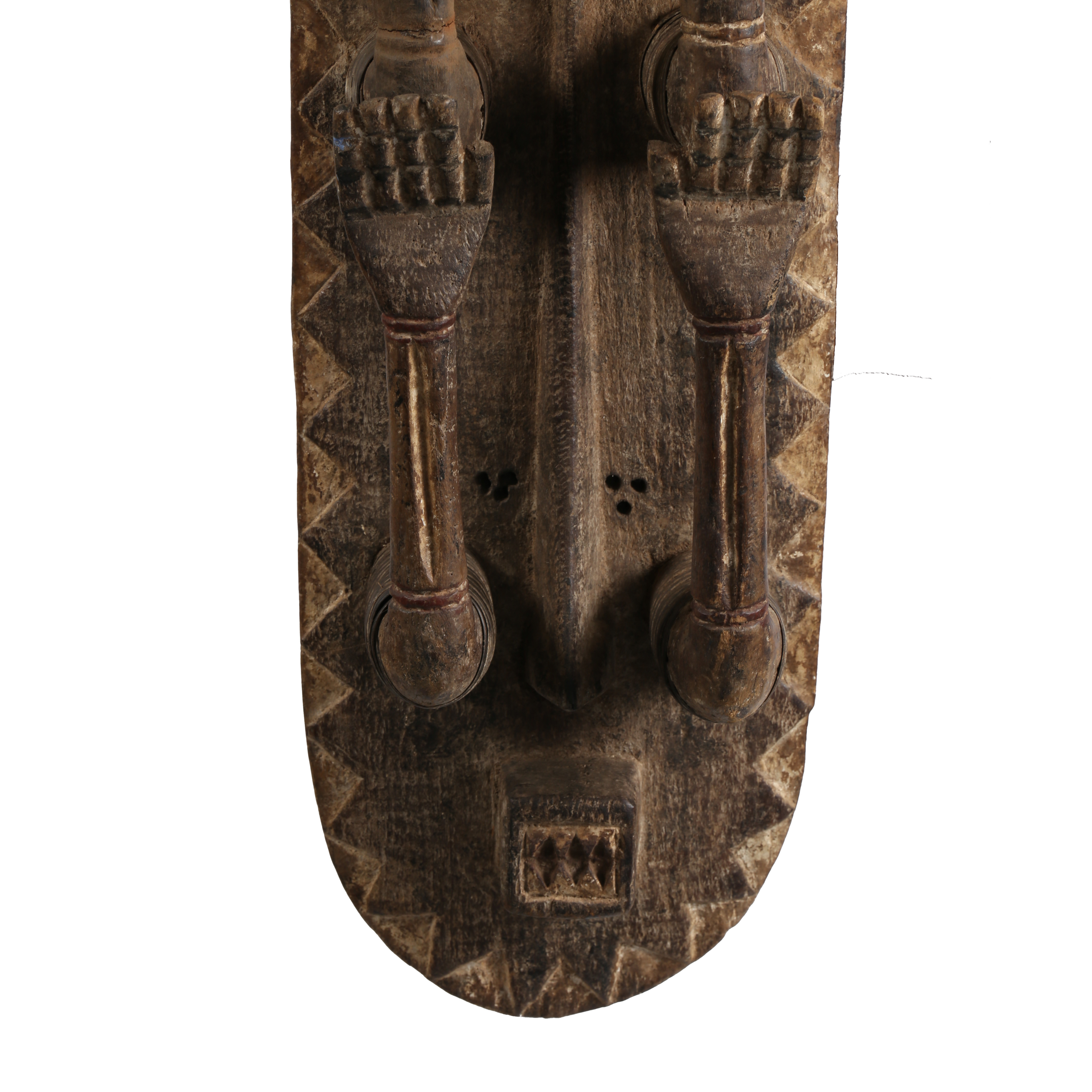 A LARGE GREBO KRU SURRENDER HANDS MASK, LIBERIA. - Image 6 of 6