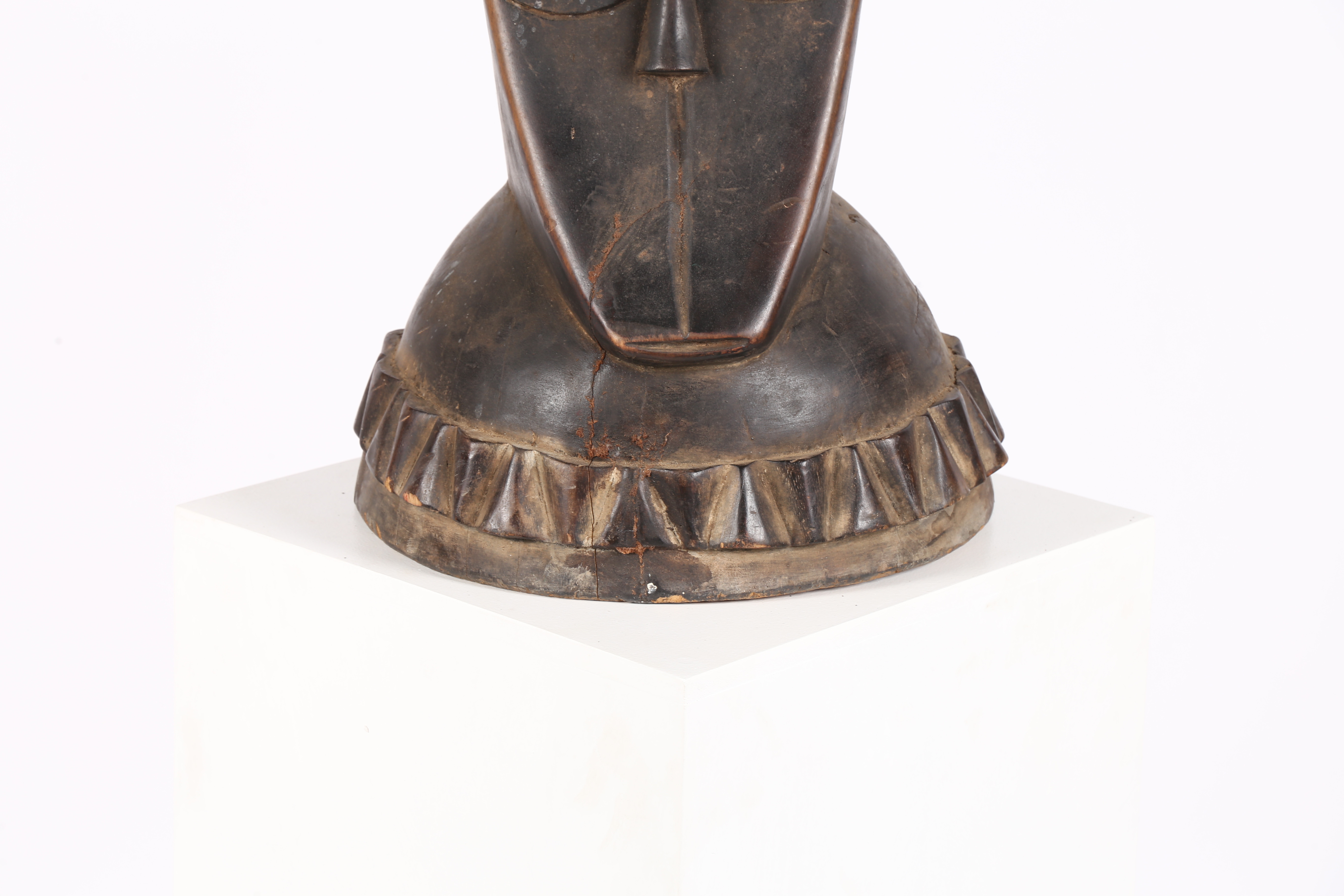 A BAULE STOOL, IVORY COAST/COTE D'IVOIRE. - Image 4 of 8