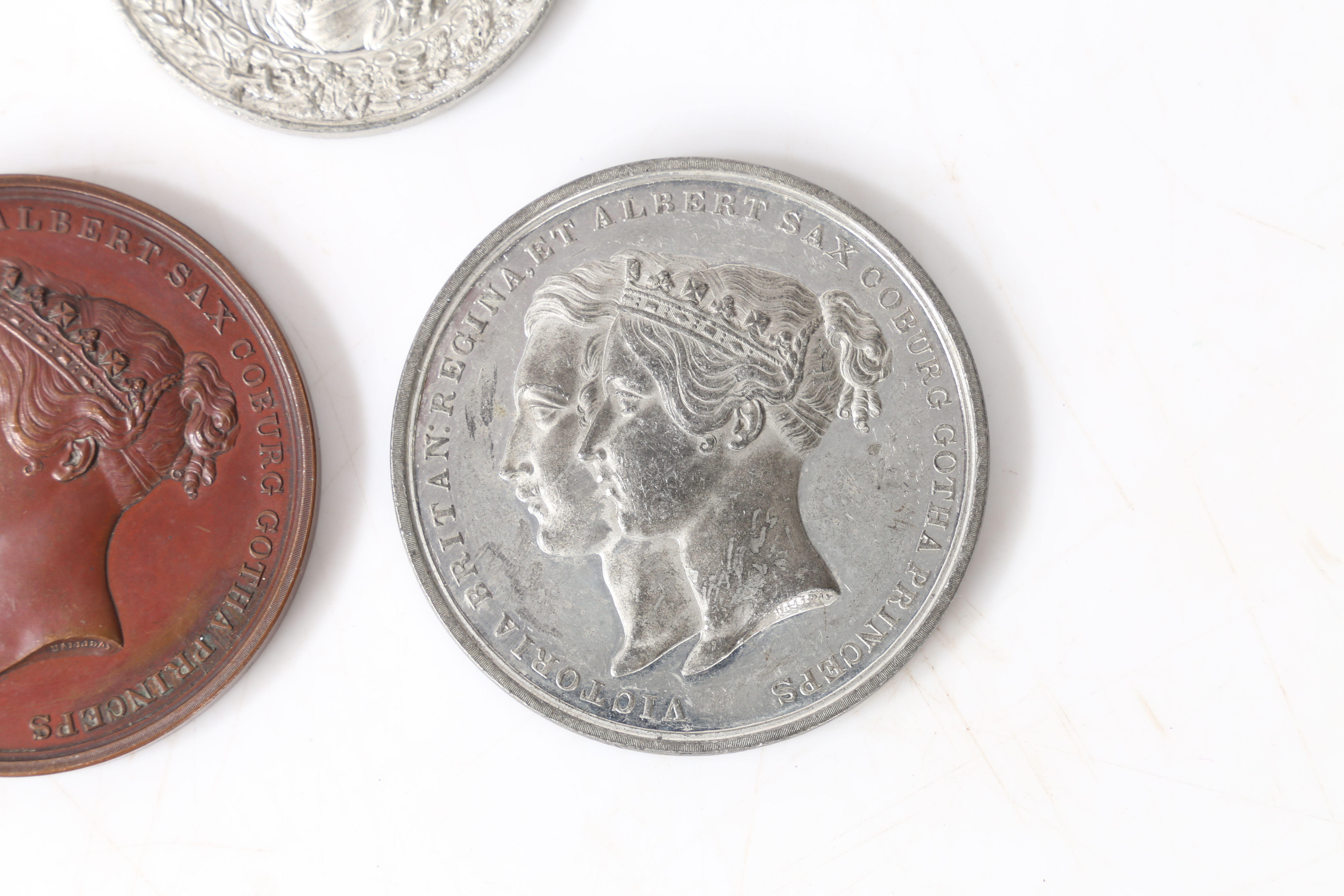 FIVE 19TH CENTURY ROYAL EXCHANGE MEDALLIONS. - Image 6 of 7