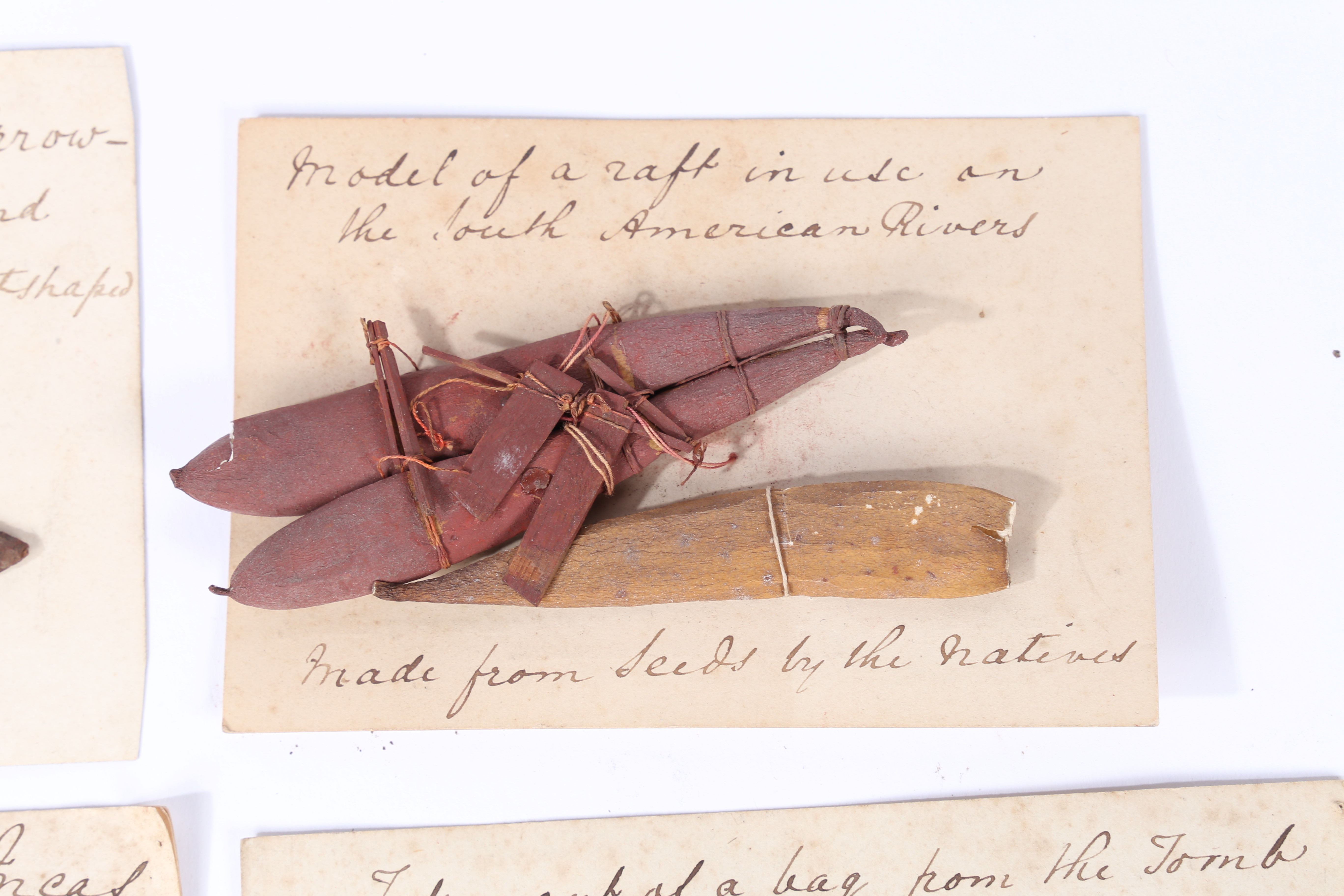 AN INTERESTING COLLECTION OF SOUTH AMERICAN ARTIFACTS, WITH NOTES FROM THE MID 19TH CENTURY. - Image 6 of 6