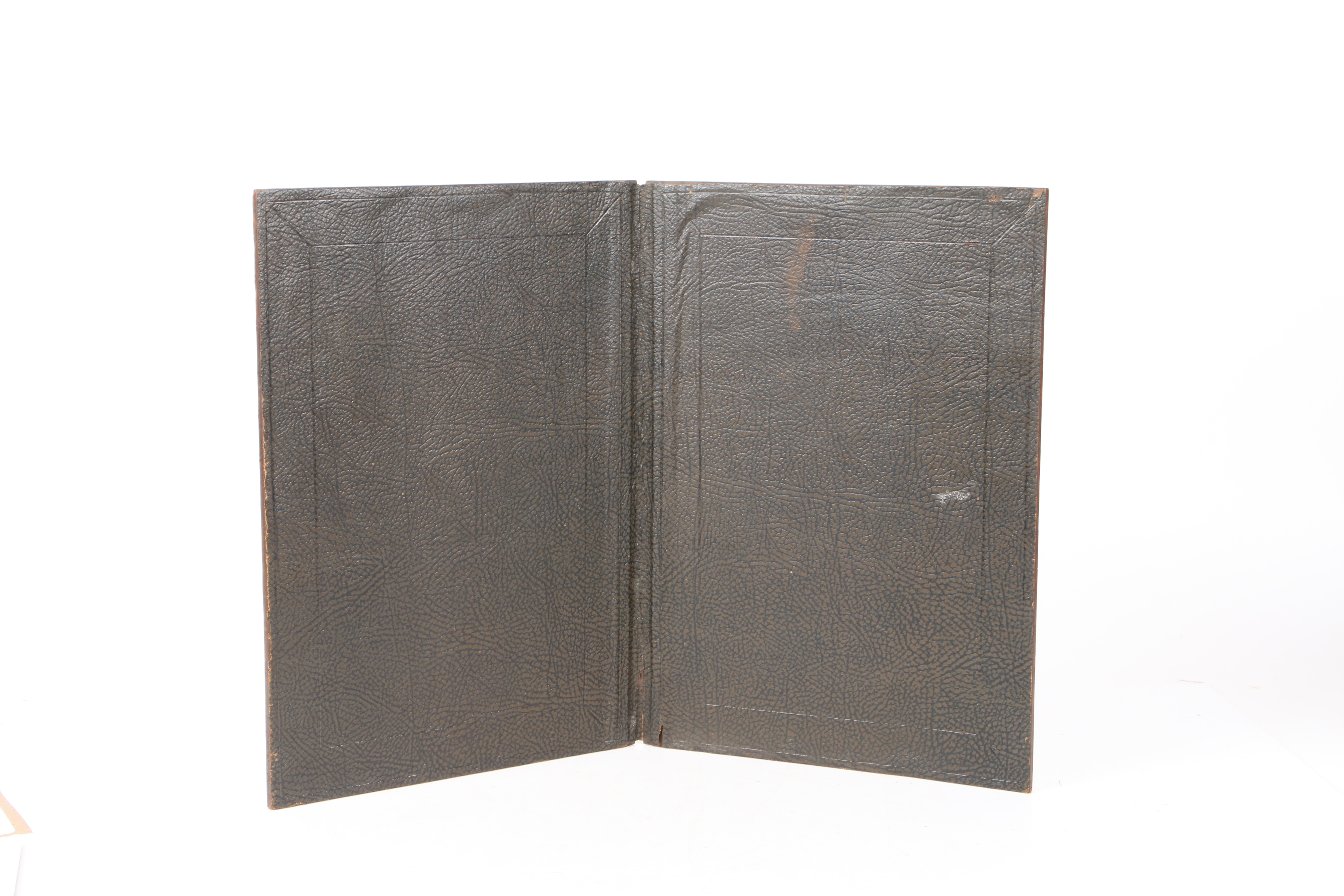 A 19TH CENTURY ANGLO INDIAN HARDWOOD BOOK COVER. - Image 2 of 4