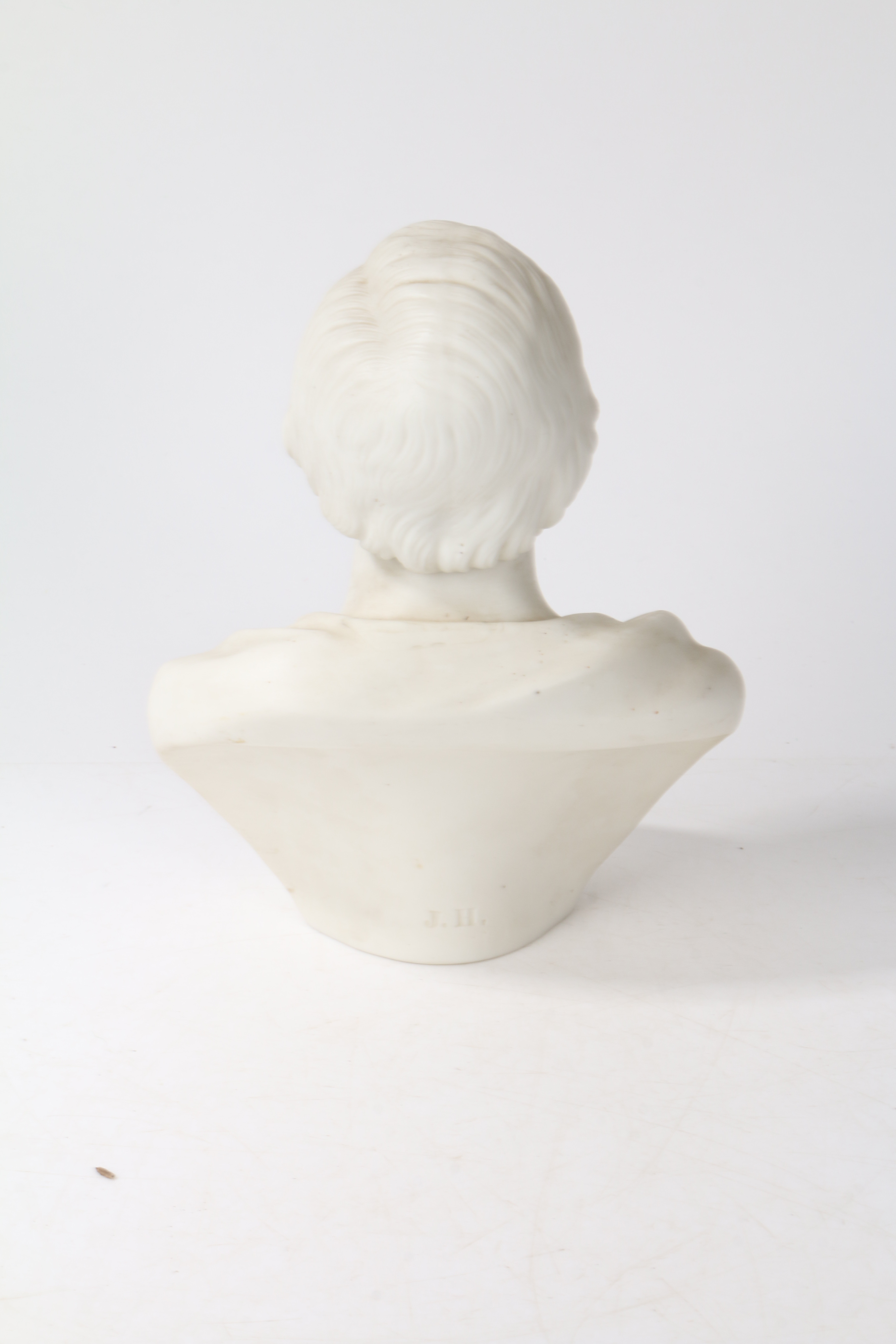 A 19TH CENTURY PARIAN WARE BUST OF JOHN BRIGHT. - Image 5 of 9