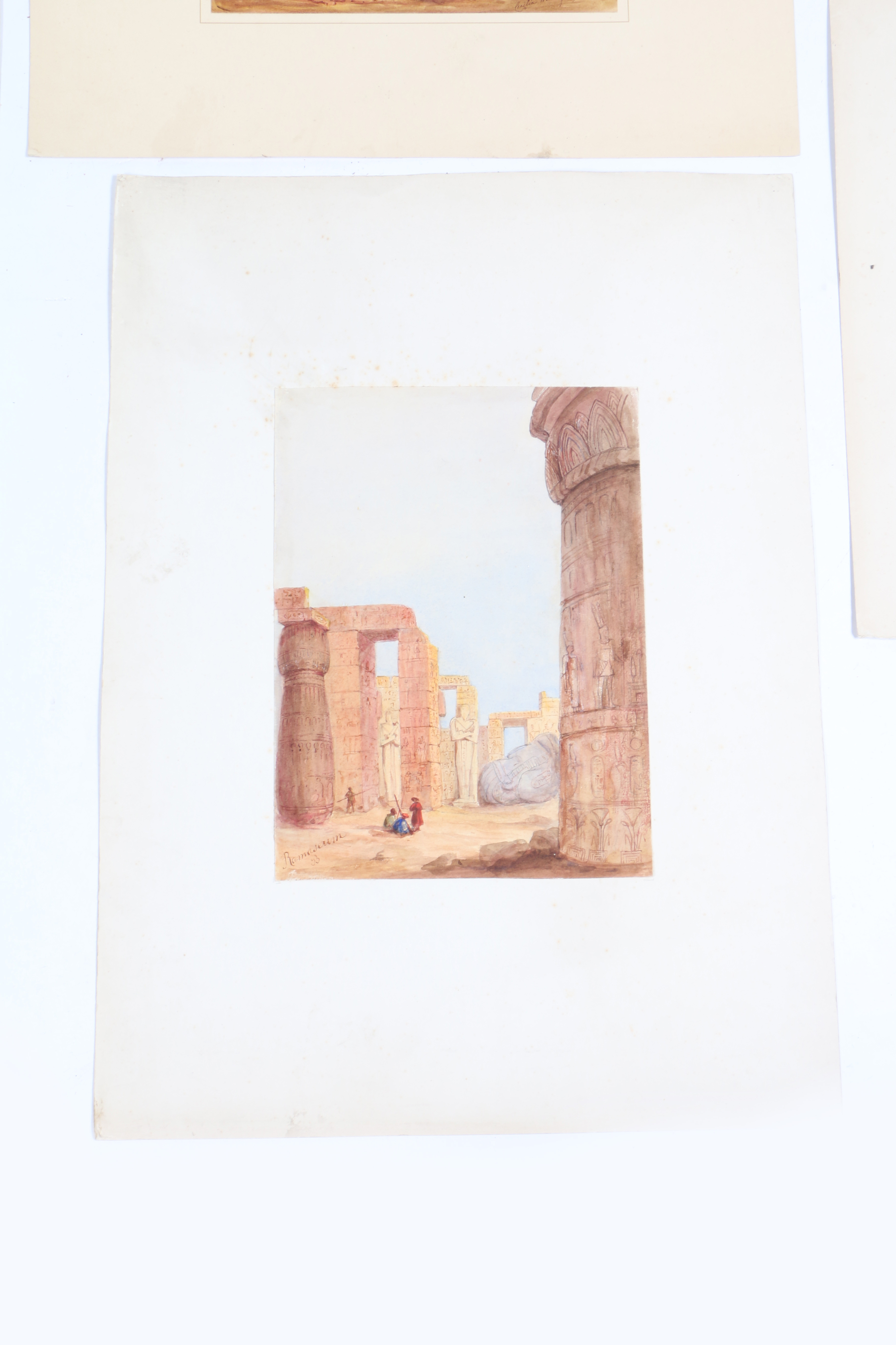 CECILIA MONTGOMERY (BRITISH, 1792-1879) "COLLECTION OF EGYPTIAN VIEWS" (9). - Image 4 of 10