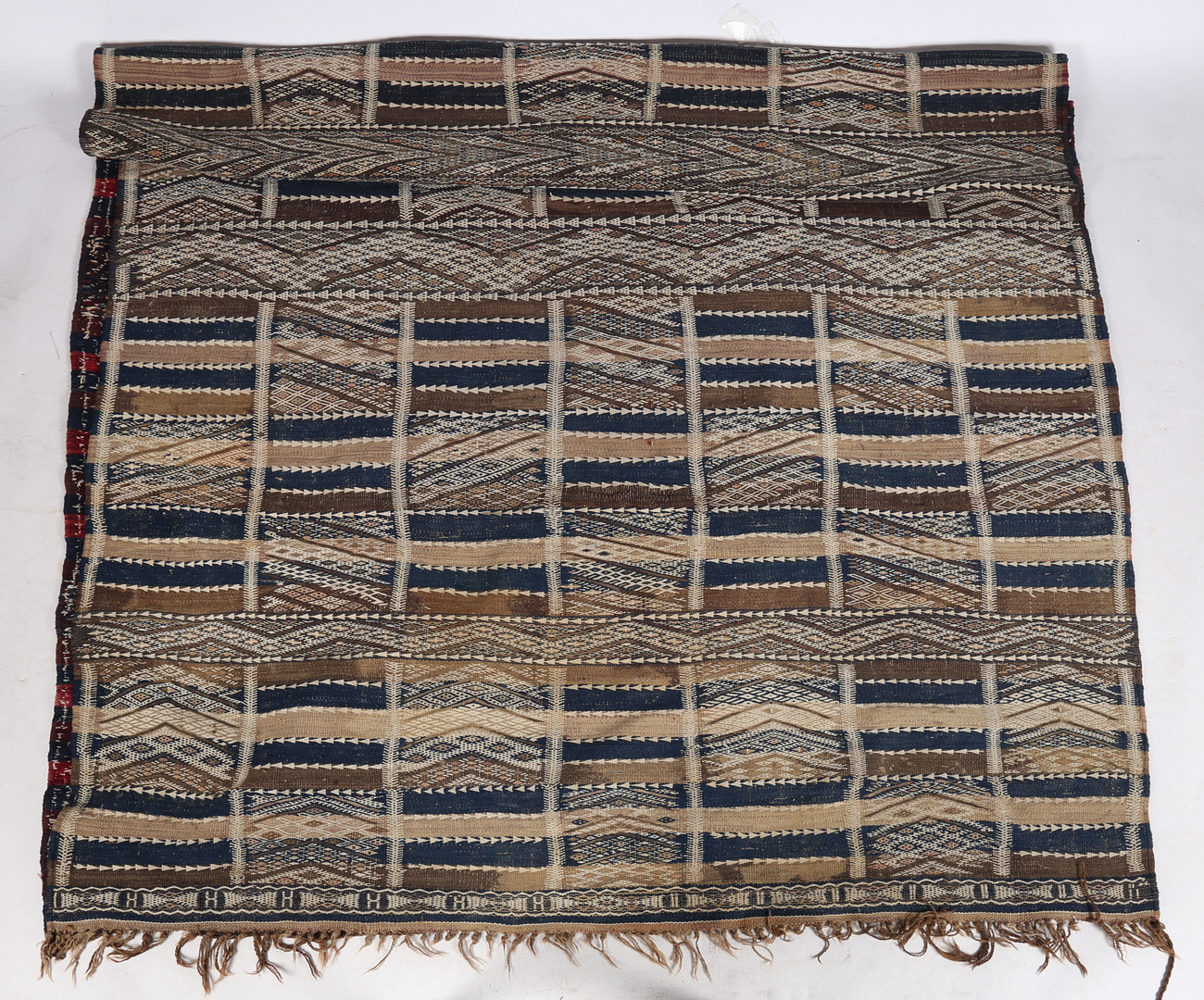 A MOROCCAN BERBER KELIM RUG.