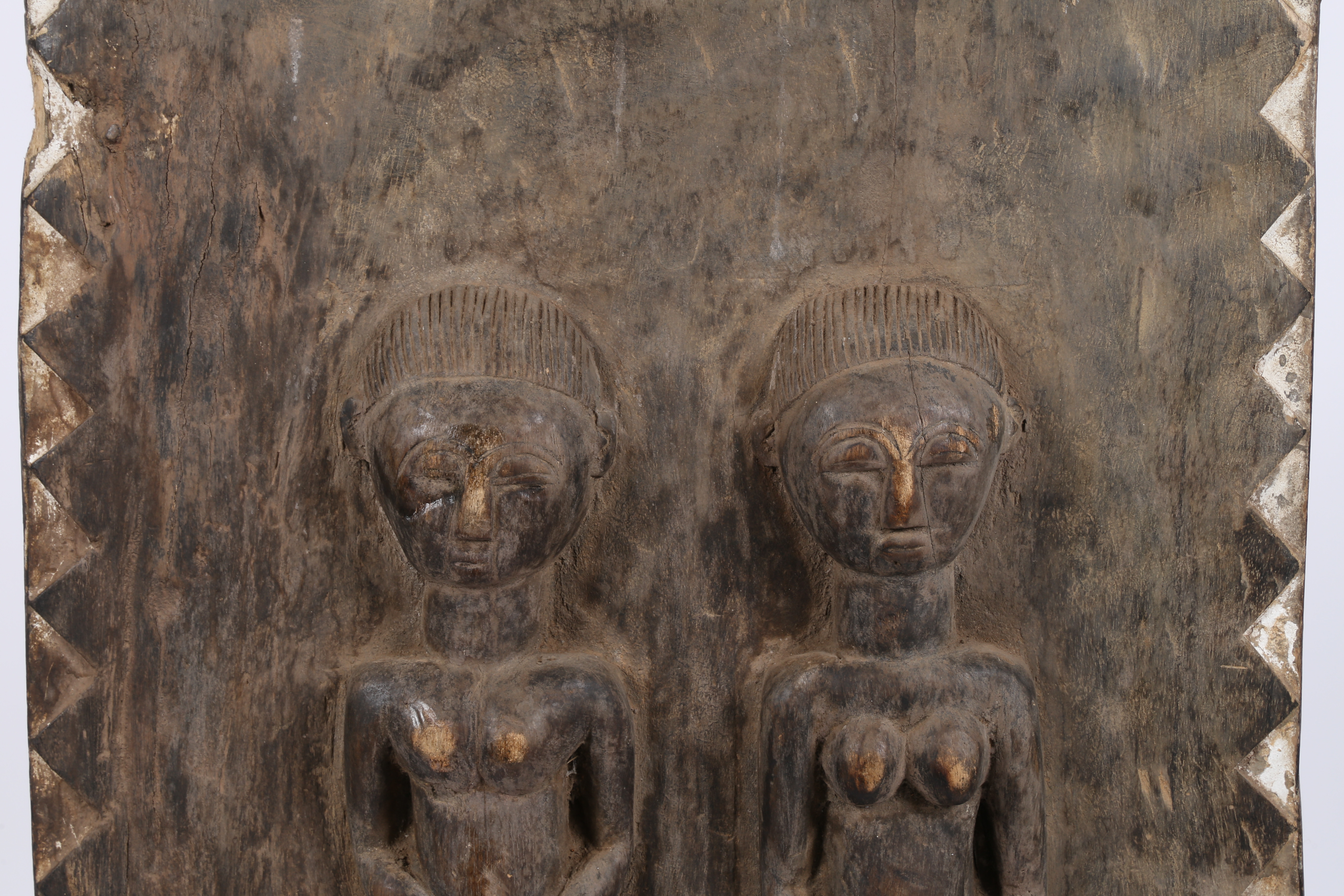 A BAULE GRANARY DOOR, IVORY COAST/COTE D'IVOIRE. - Image 4 of 6