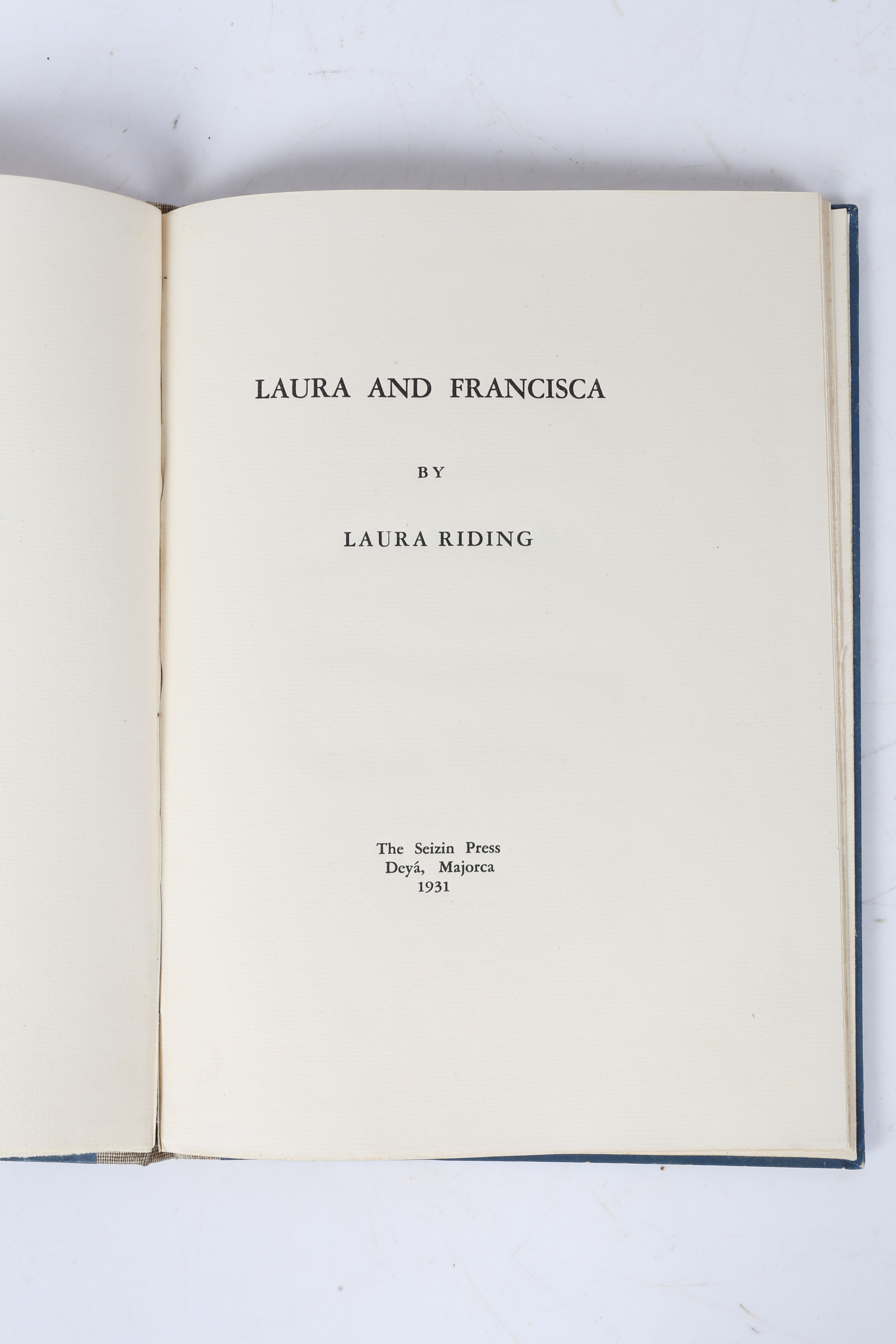 LAURA RIDING "LAURA AND FRANCISCA" SIGNED LIMITED 1ST EDITION. - Image 3 of 7