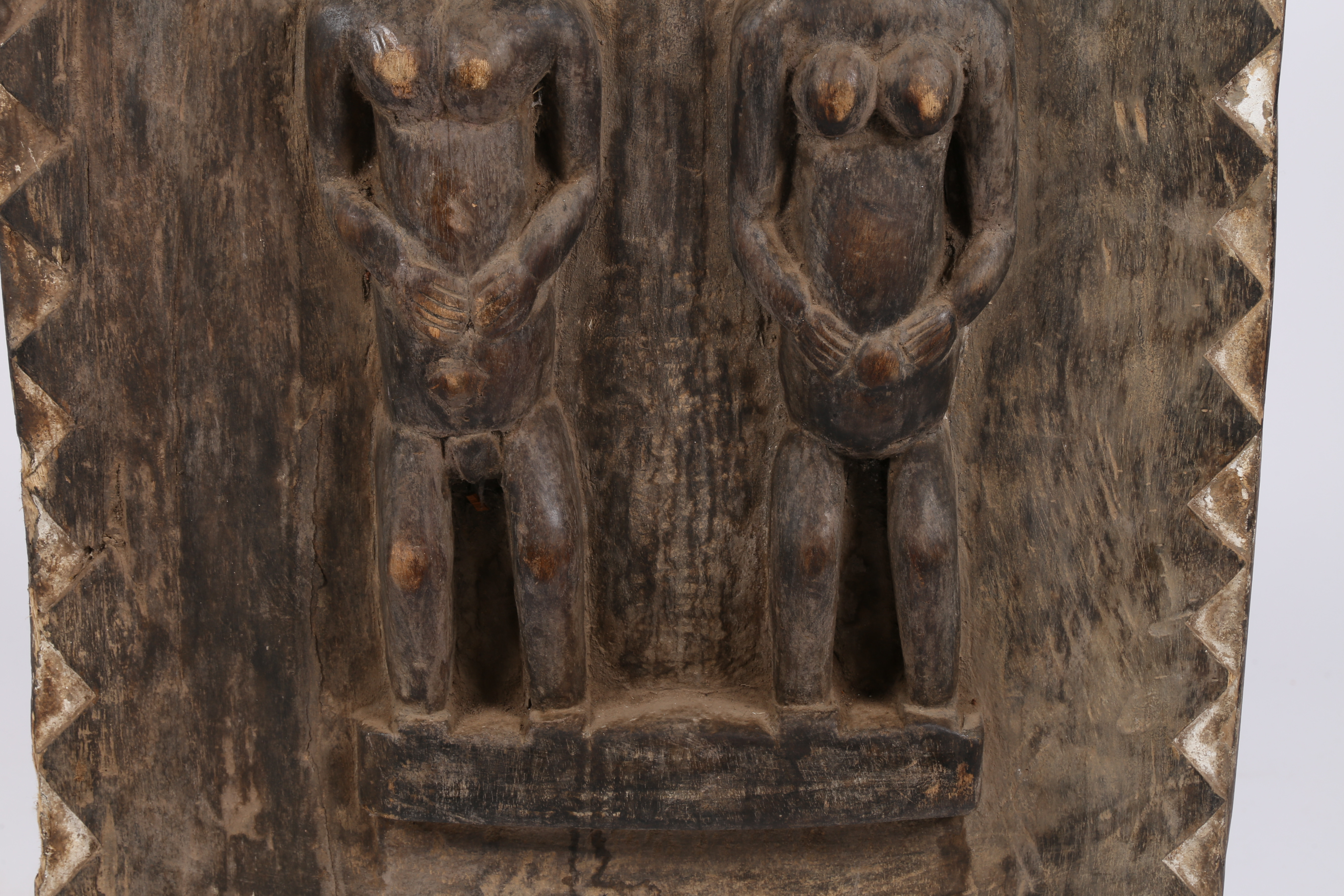 A BAULE GRANARY DOOR, IVORY COAST/COTE D'IVOIRE. - Image 2 of 6