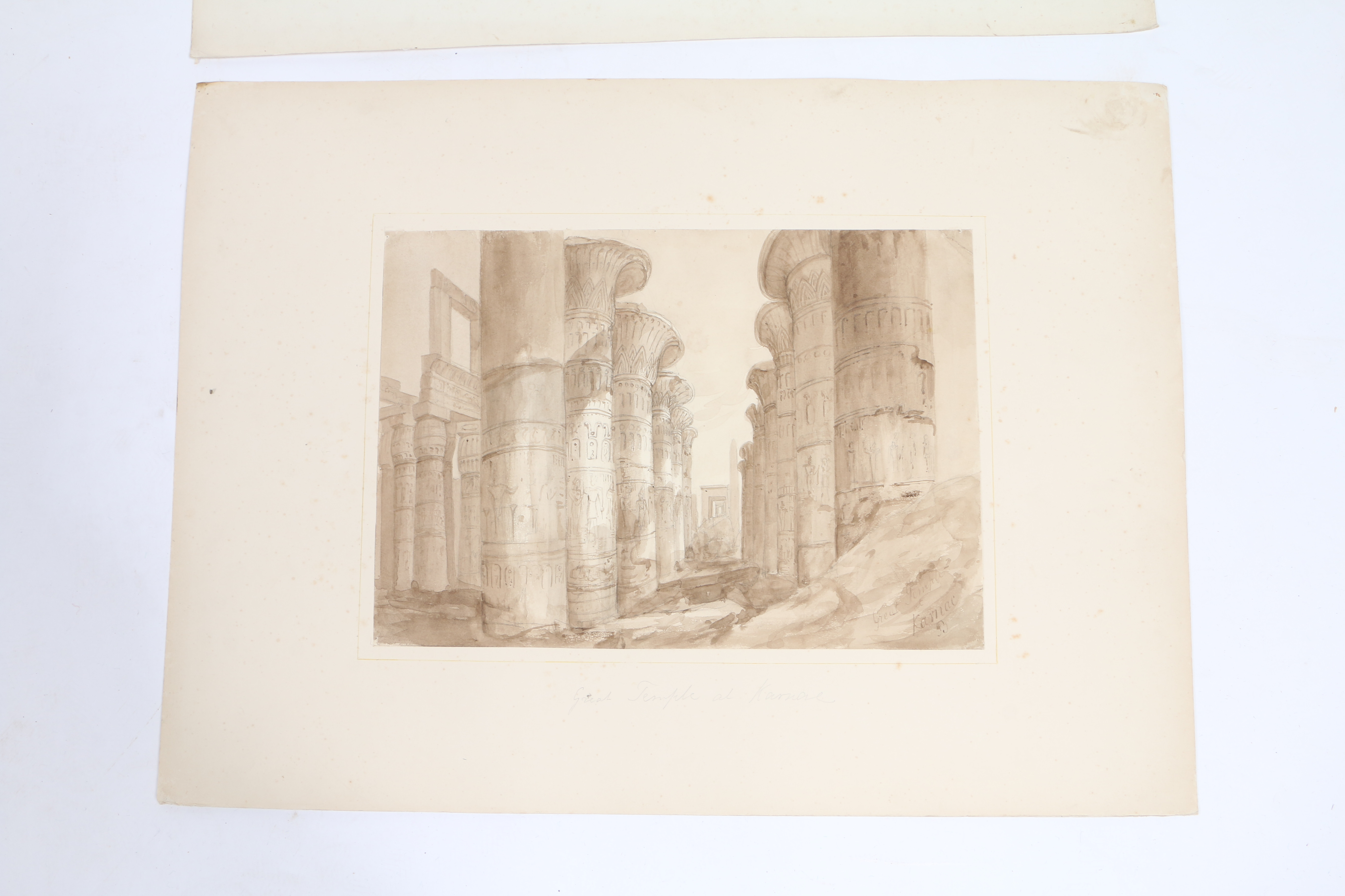 CECILIA MONTGOMERY (BRITISH, 1792-1879) "COLLECTION OF EGYPTIAN VIEWS" (9). - Image 8 of 10