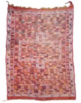 A UNUSUAL MOROCCAN BERBER RUG.