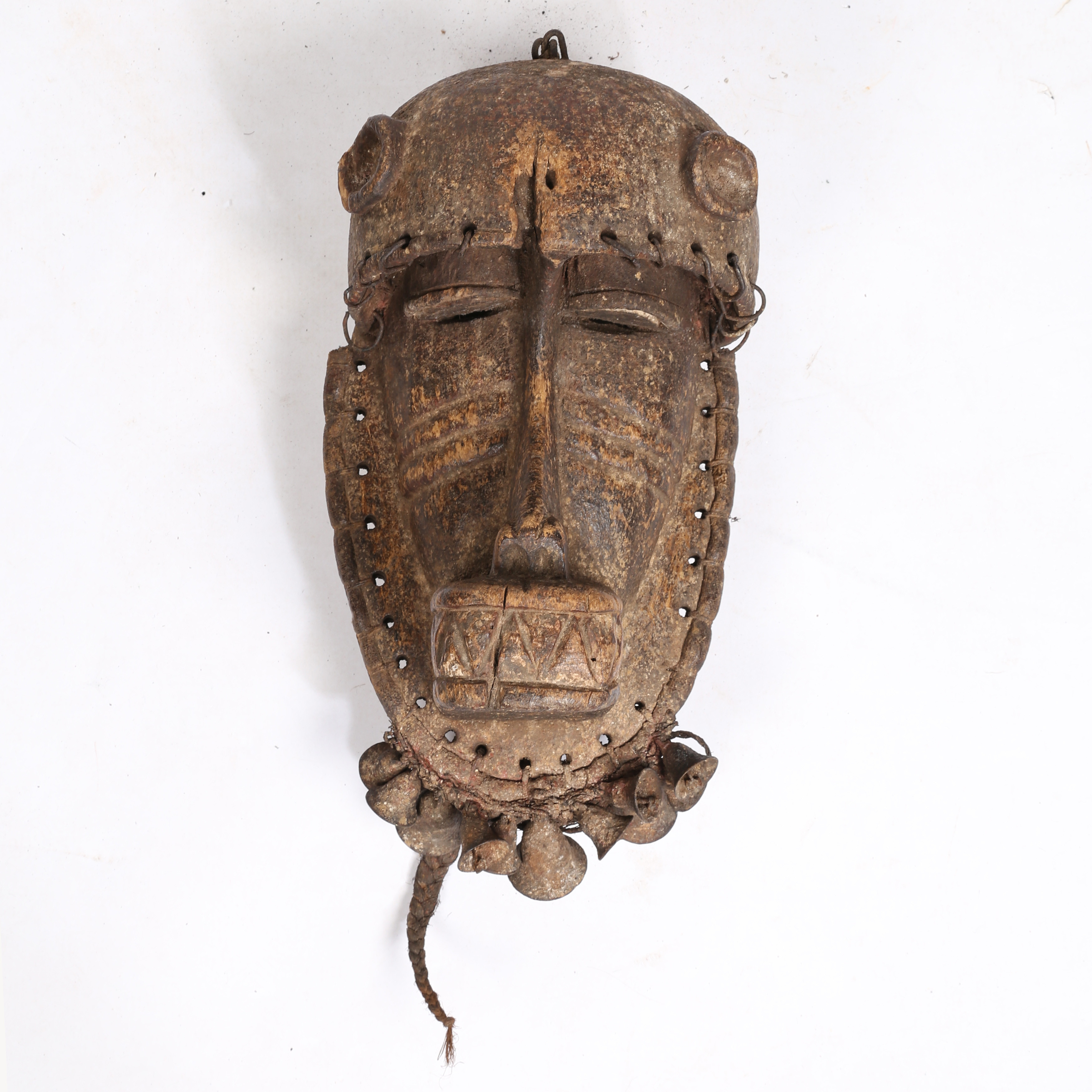 A LARGE KRAN MASK, LIBERIA.