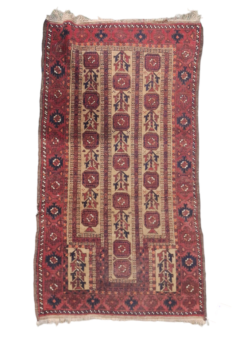 A BALUCH KHORASAN PRAYER RUG.