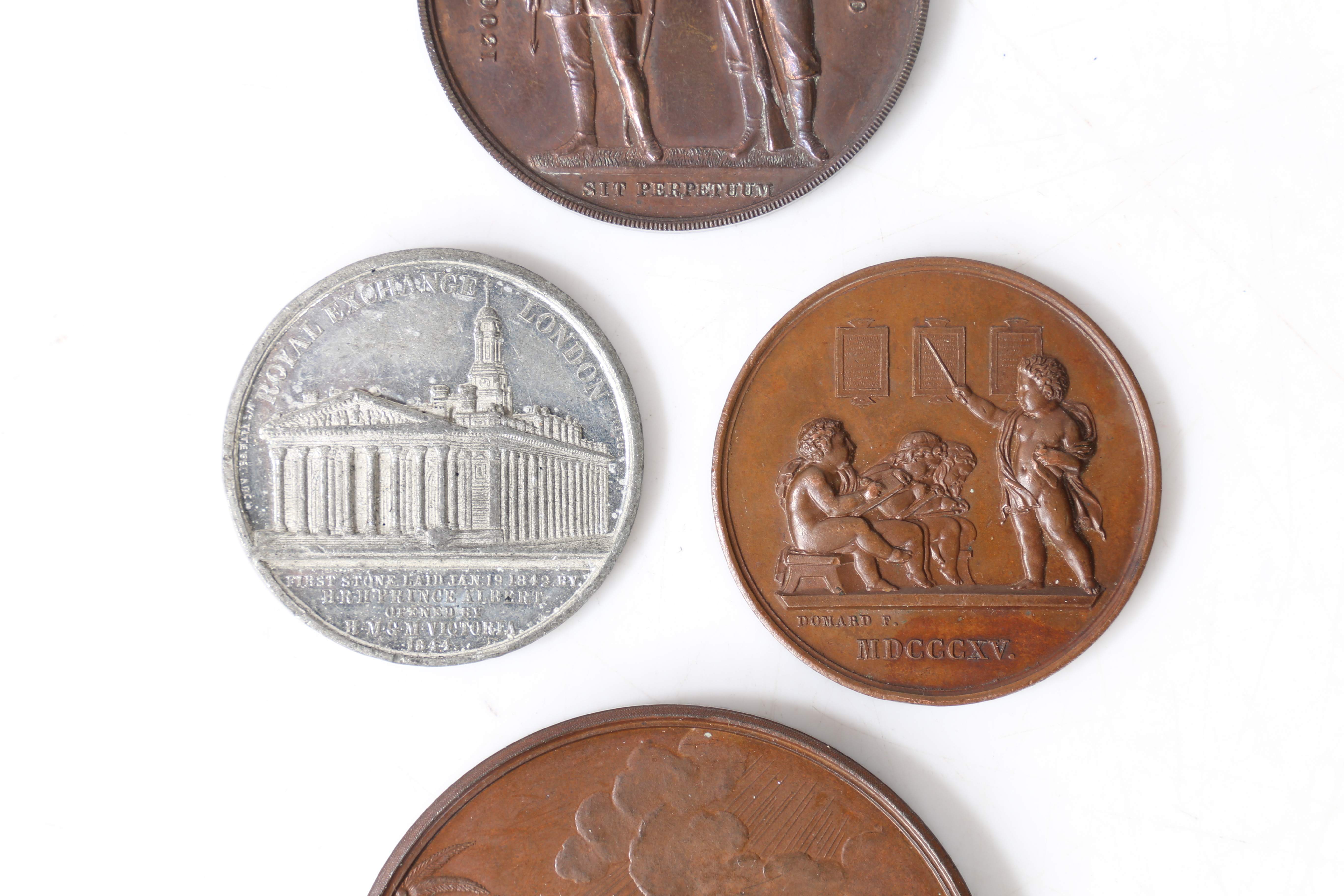 A COLLECTION OF 19TH CENTURY COMMEMORATIVE MEDALLIONS. - Bild 3 aus 5