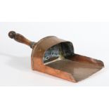 A 19TH CENTURY SEAMED COPPER COAL SHOVEL, ENGLISH.