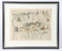 DRAYTON (MICHAEL): GLOUCESTERSHIRE, WORCESTERSHIRE, ALLEGORICAL MAP, CIRCA 1612.