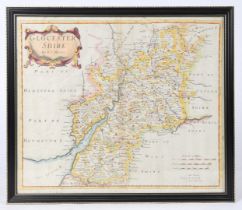 MORDEN (ROBERT): GLOUCESTERSHIRE MAP, CIRCA 1690.