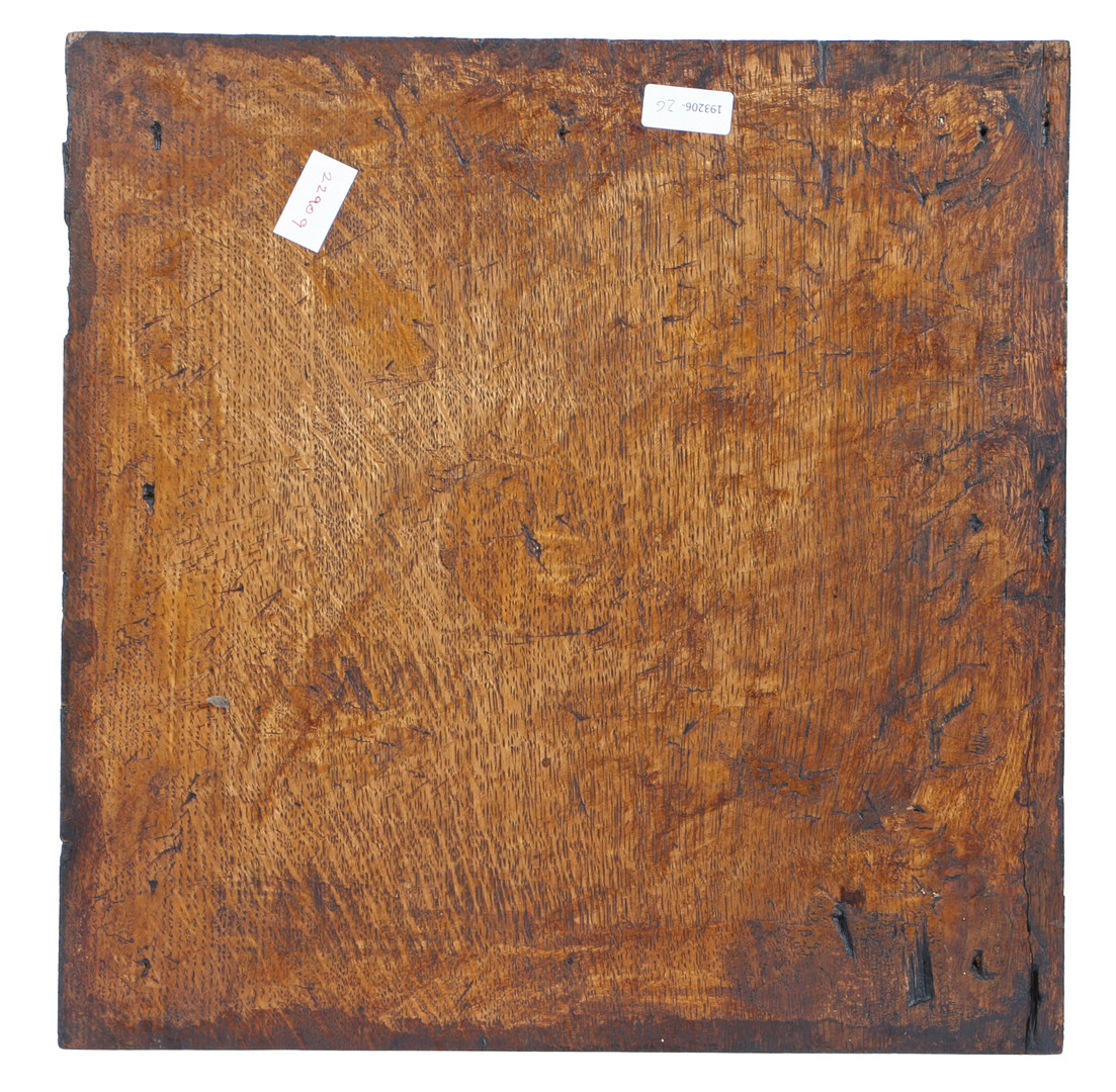 A LARGE 16TH CENTURY CARVED OAK ROMAYNE-TYPE PORTRAIT PANEL, CIRCA 1540-60. - Image 2 of 2