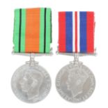 WW2 PAIR OF MEDALS.