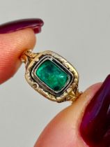 Sweet Victorian Gold Memorial Ring