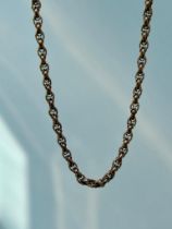 Antique 9ct Gold Chunky Chain with Dog Clip
