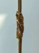 Double Headed Snake Necklace