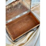 Large Antique Silver Box Stamped Cartier