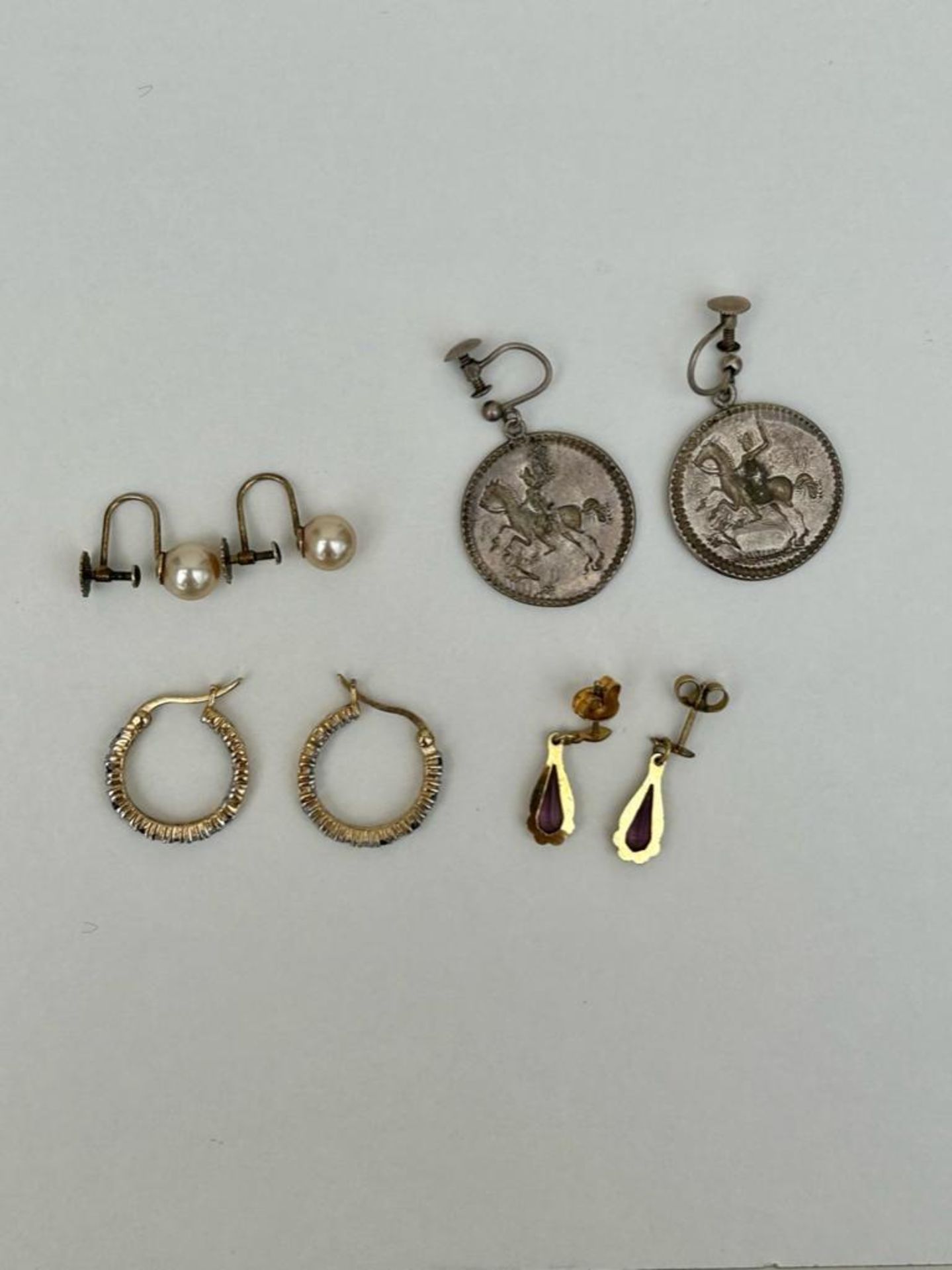 Mixed Lot 4 Pairs of Earrings - Image 3 of 4