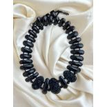 Large Whitby Jet Necklace