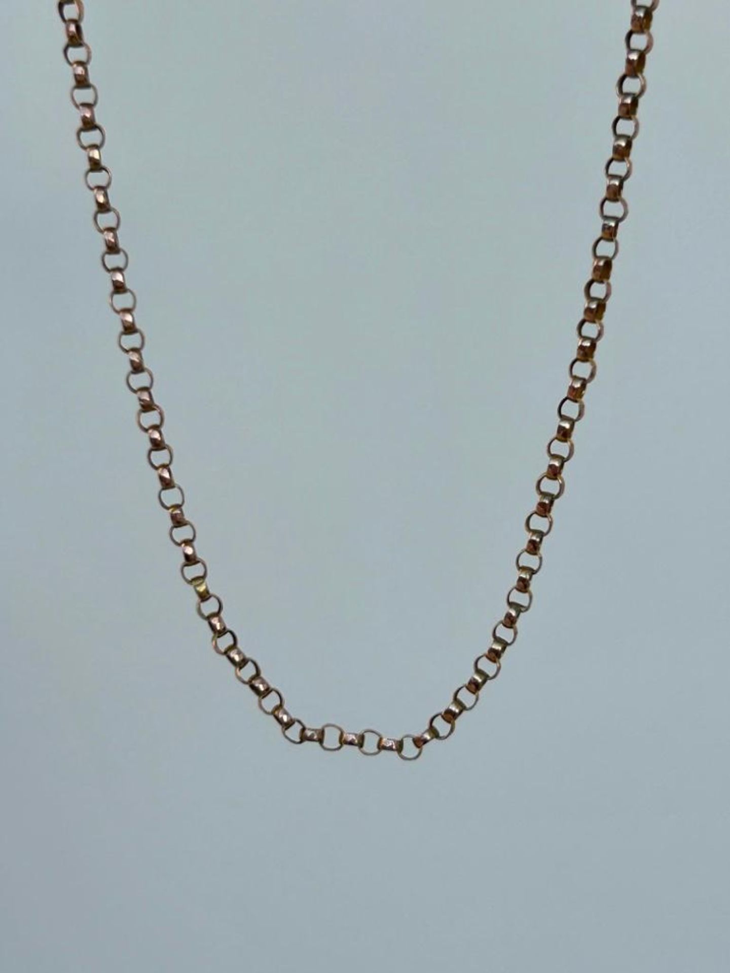 Antique 9ct Yellow Gold Chain with Barrel Clasp