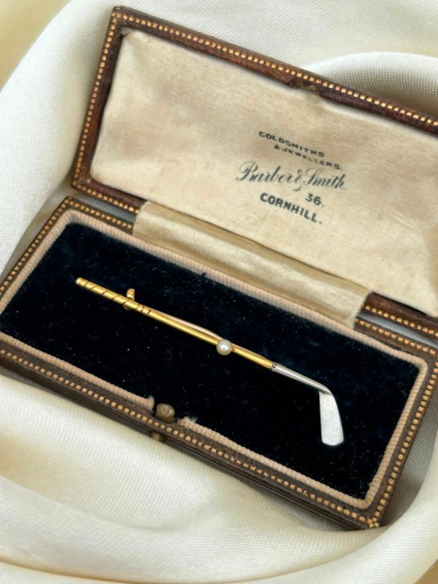 Wonderful Boxed Gold Golf Club Bar Brooch - Image 4 of 6